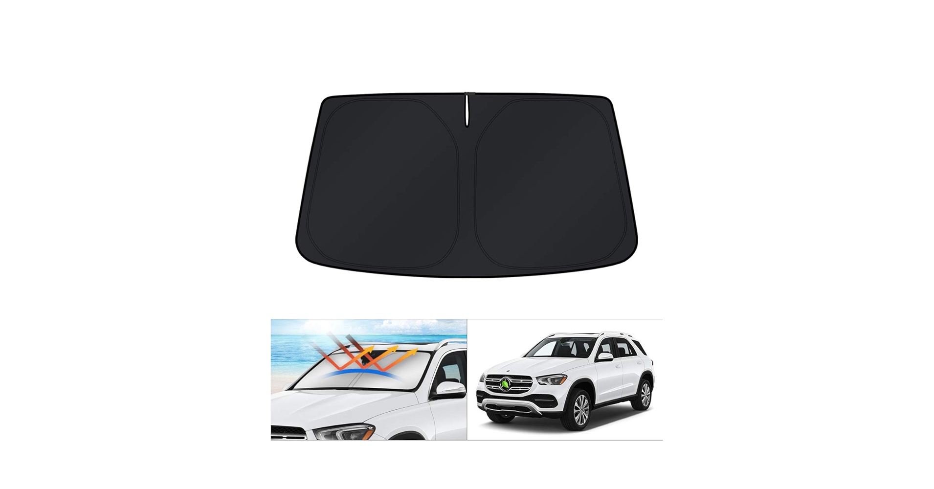 ツクモン　Mercedes-Benz GLE専用サンシェード Amazon.com: Proadsy 2025 Upgrade Windshield Sun Shade Custom